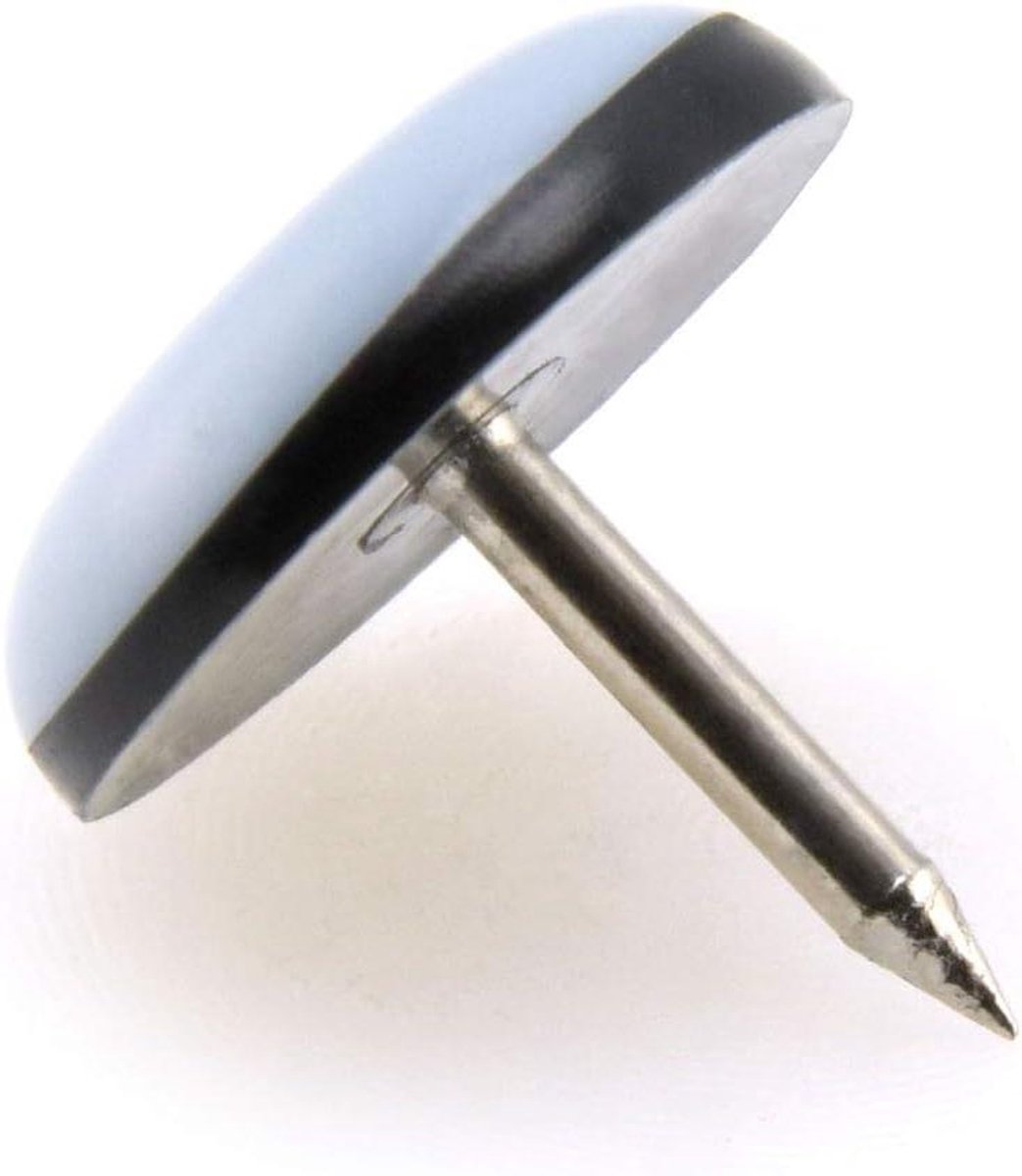 Meubelglijders - Teflon Glijders - Meubels Verplaatsen - Stoot- en Geluidsdempend - Ø 22 mm - Blauw Grijs