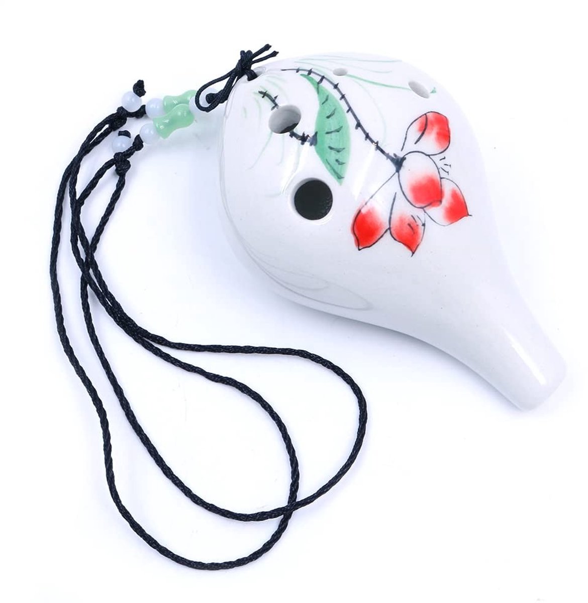 aladdien - Ocarina - Handgeschilderd - Wijnfles Stijl - Perfect voor Beginners - 6 Gaten - Mooie Ontwerpen voor Muziekliefhebbers