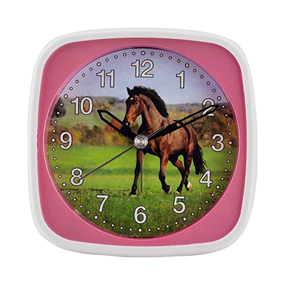 Kinderwekker Paard, slepende seconde wijzer