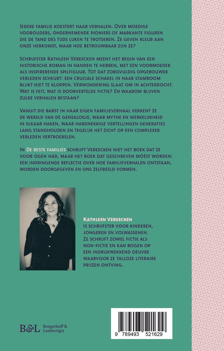 De beste families - back cover