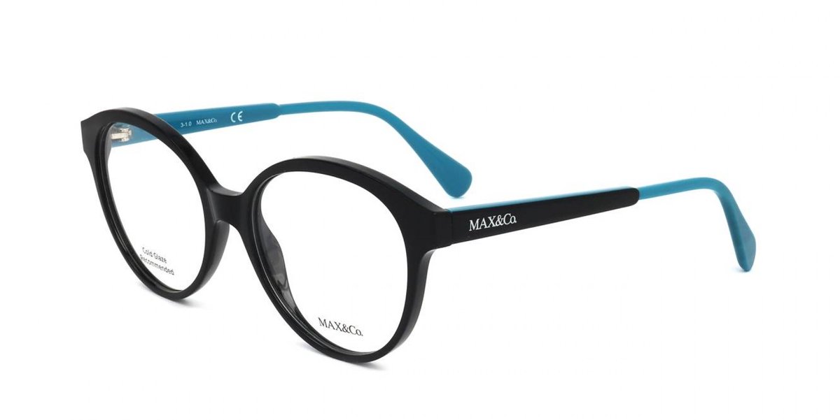 Max&co. MO5021 Shiny black 53/17/140 WOMAN Brilmonturen