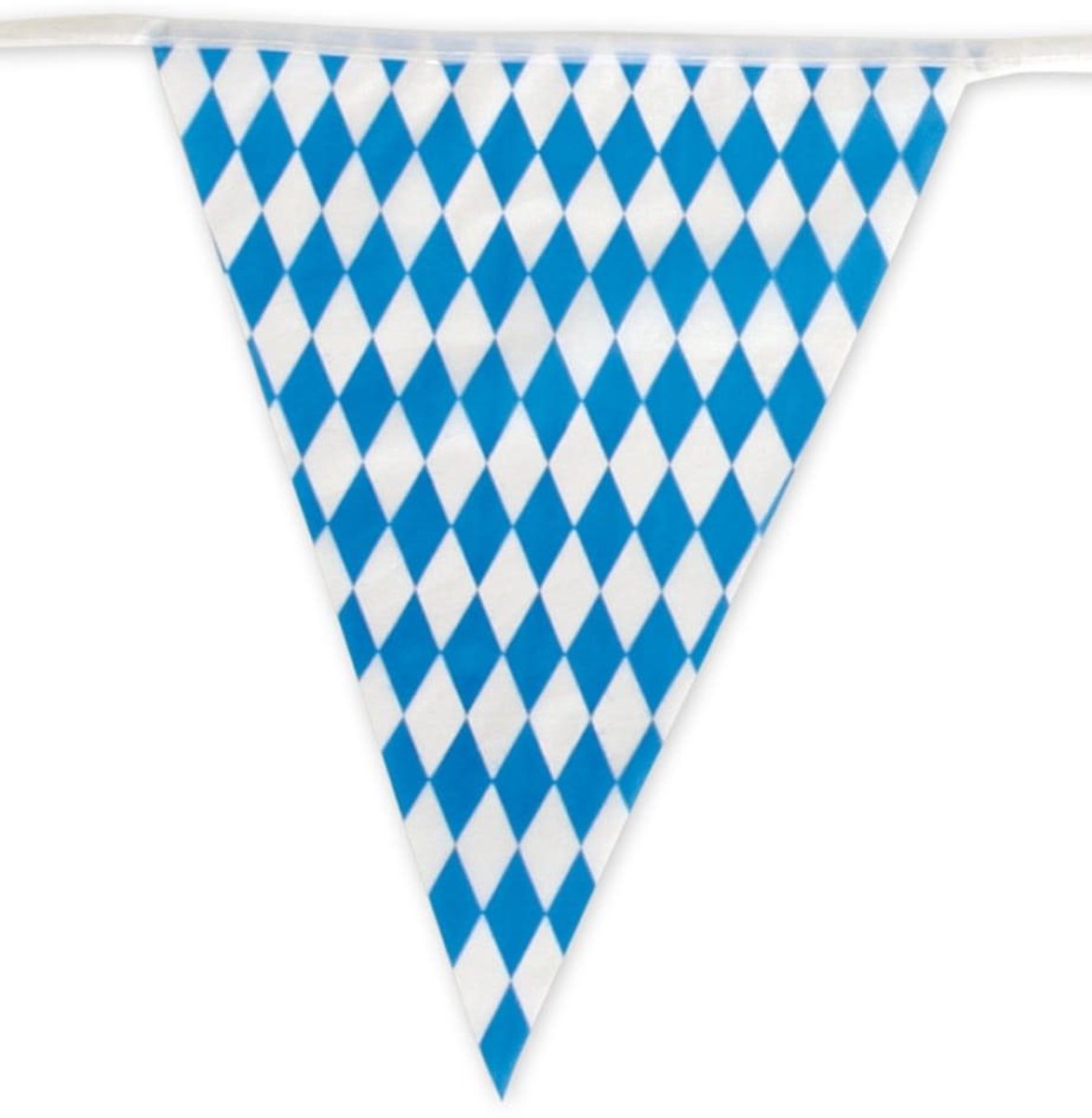 Vlaggenlijn Bayern - Blauw-wit - oktoberfest - 10 meter