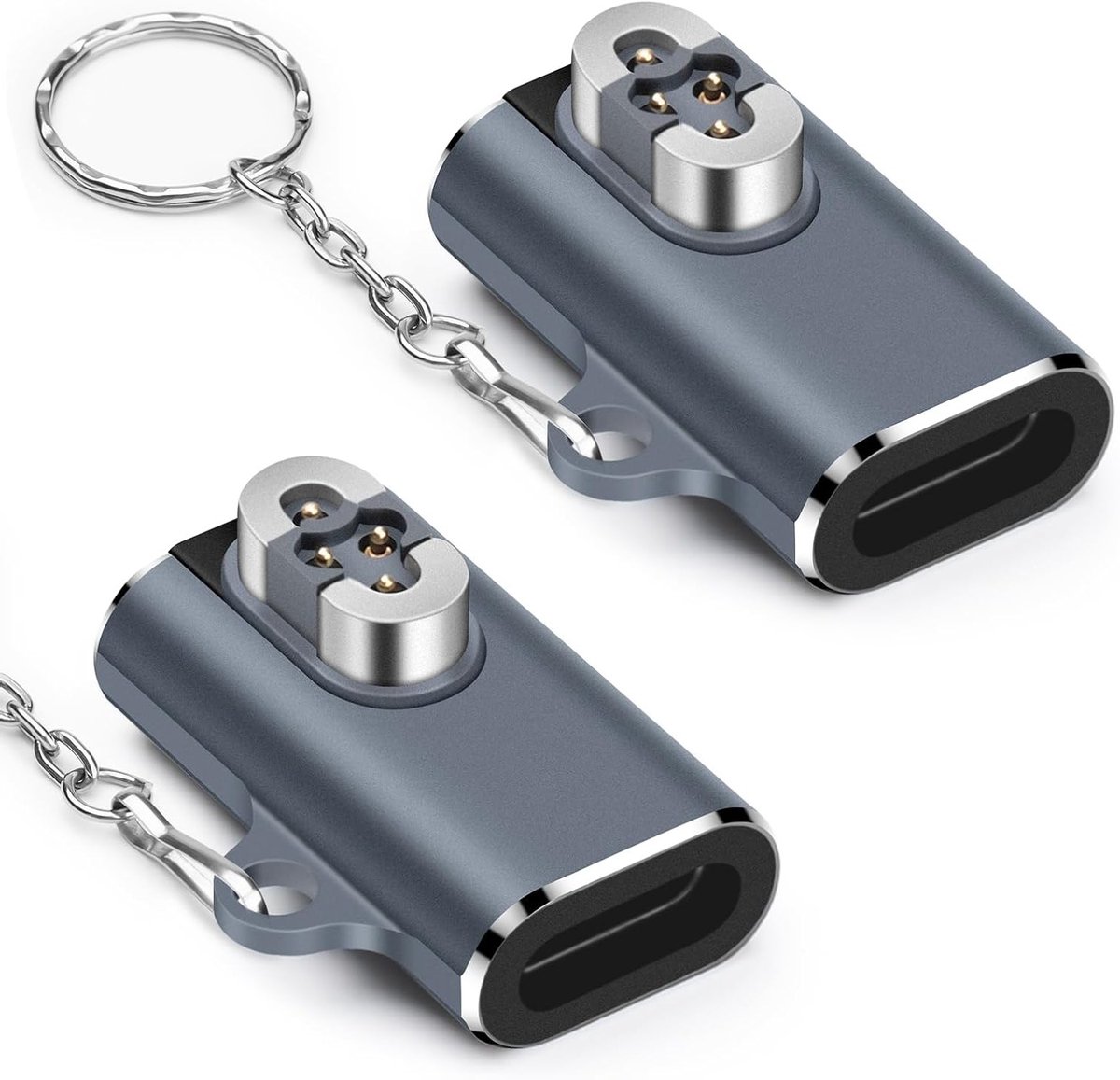 Allecto Plus - Magnetische USB C Oplaadadapter voor Shokz hoofdtelefoon (2 stuks) - Compatibel met Shokz OpenSwim Pro