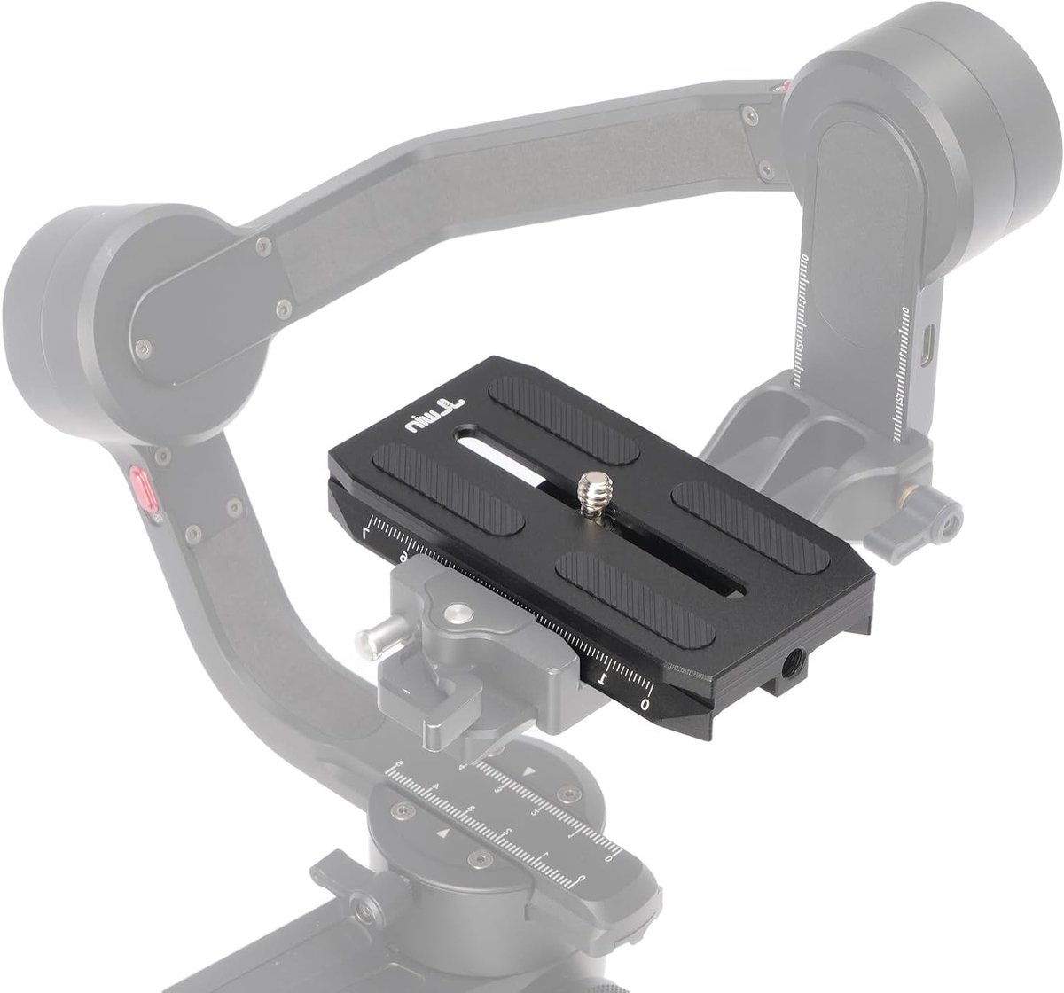 Camera Quick Release Plate voor Gimbal Stabilizers zoals Crane 2 en WEEBILL-S, Compatibel met Manfrotto 501PL en Tripod Ball Heads