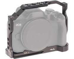 Camera Cage voor Canon EOS R50 - Aluminium Vlogging Rig met NATO Rail, Koudschoen en Snelle Ontgrendeling voor Arca Swiss Stabilisatie en Videoproductie