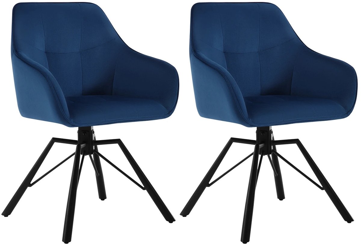 Trendique - Stoel - Eetkamerstoelen - Stoelen - Eetkamerstoel - Eetkamerstoelen draaibaar