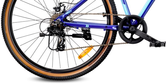 VERDANT SHRED Mountainbike 29", MTB-fiets voor dames en heren, fiets 29 inch - aluminium frame, schijfremmen, 7 versnellingen - Blauw van Verdant — afbeelding 4
