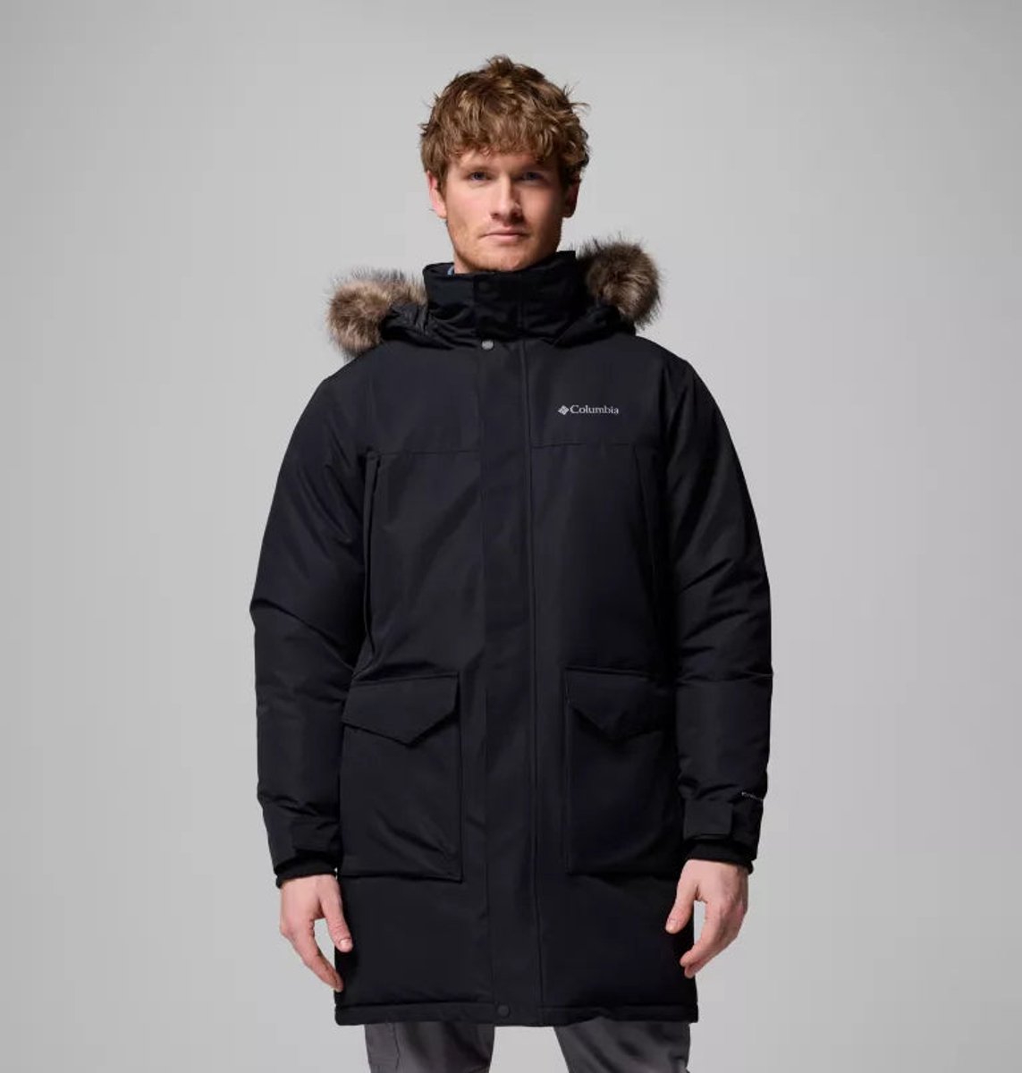 Columbia Cape Ridge Waterproof Down Parka M Zwart