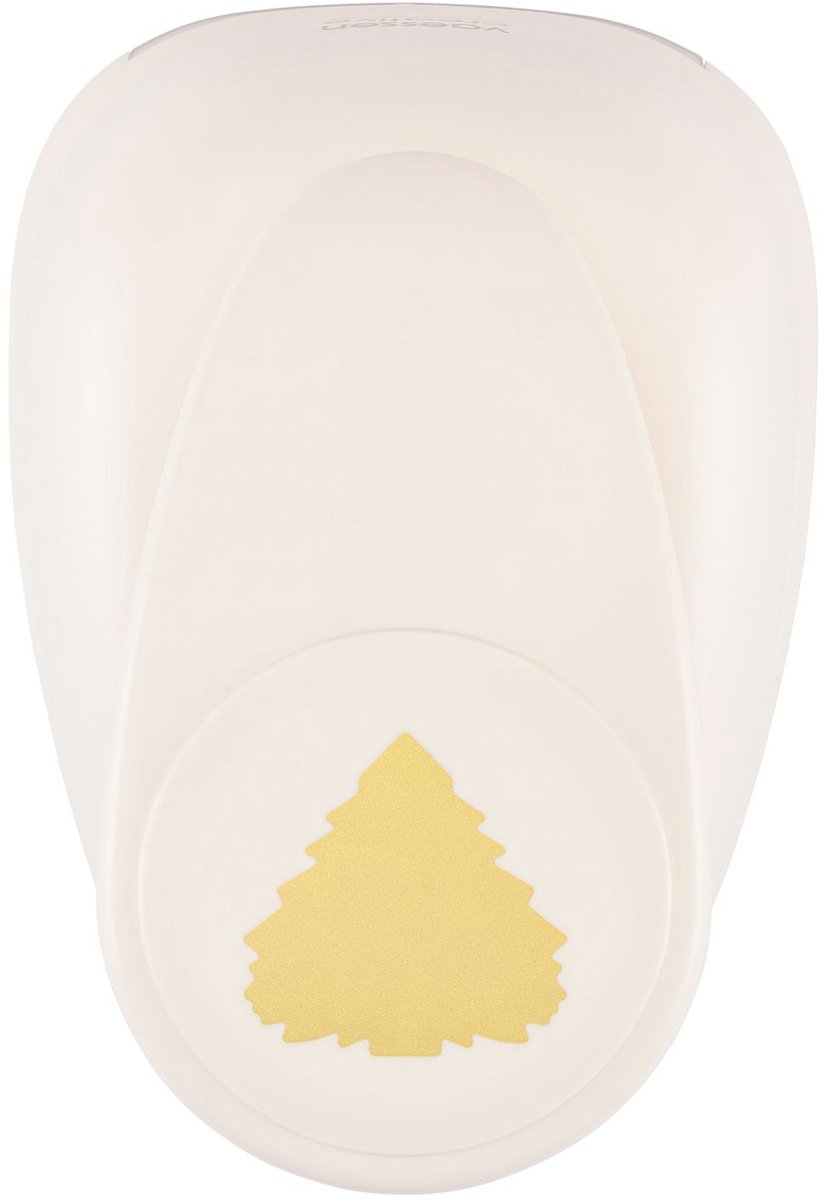 Vaessen Creative Pons - Figuurpons - Dennenboom - 6,7 x 6,7 cm