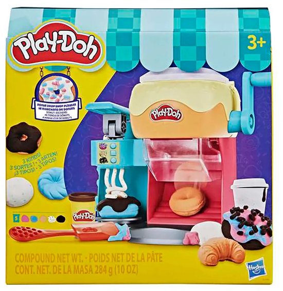 Play-Doh Donutshop-speelset, keukenspeelgoed, knutselen voor kinderen van 3+