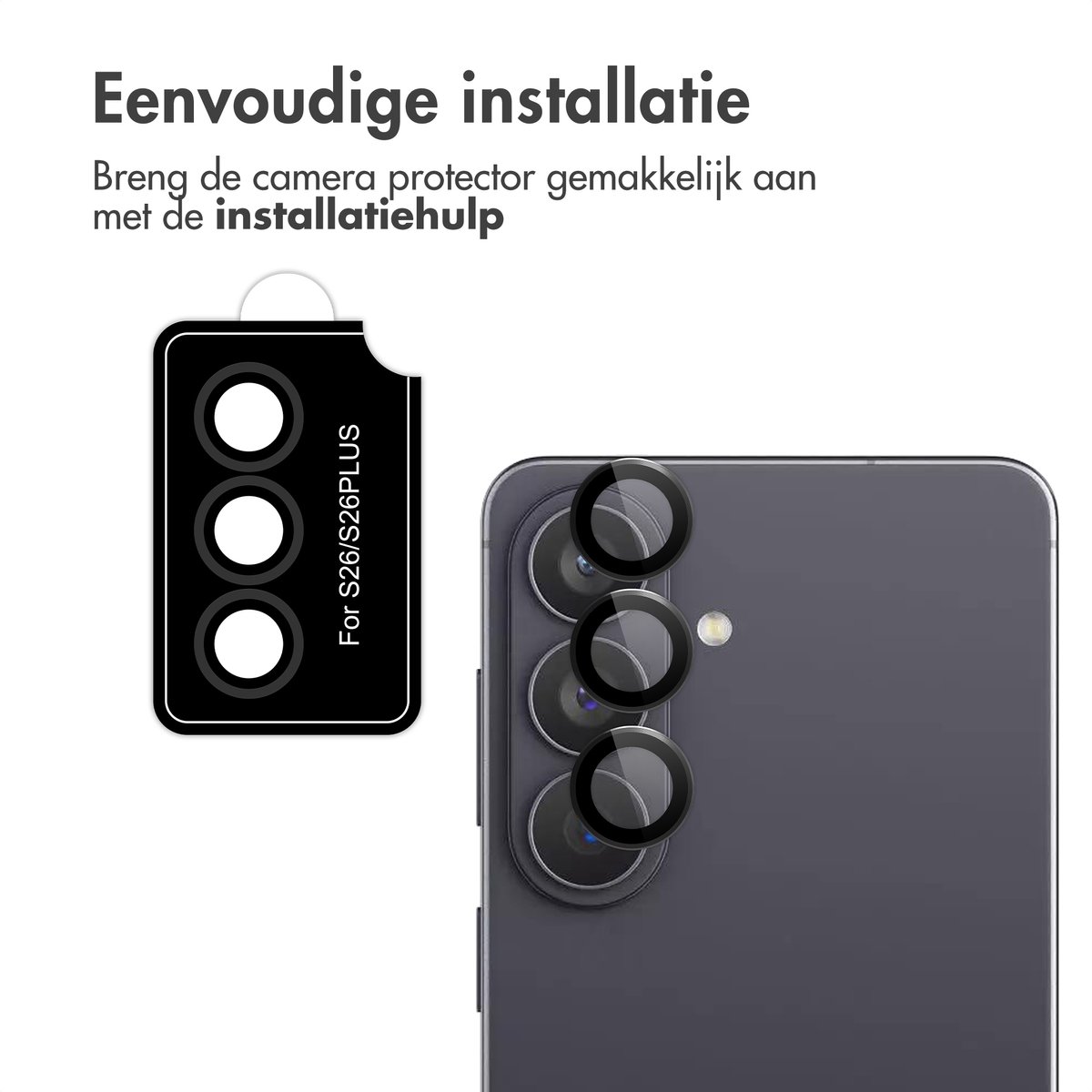 imoshion Camera Lens Protector - Geschikt voor Samsung Galaxy S26 Ultra - 2 Pack - Zwart — cadeau in Cadeau-ideeën - foto 6