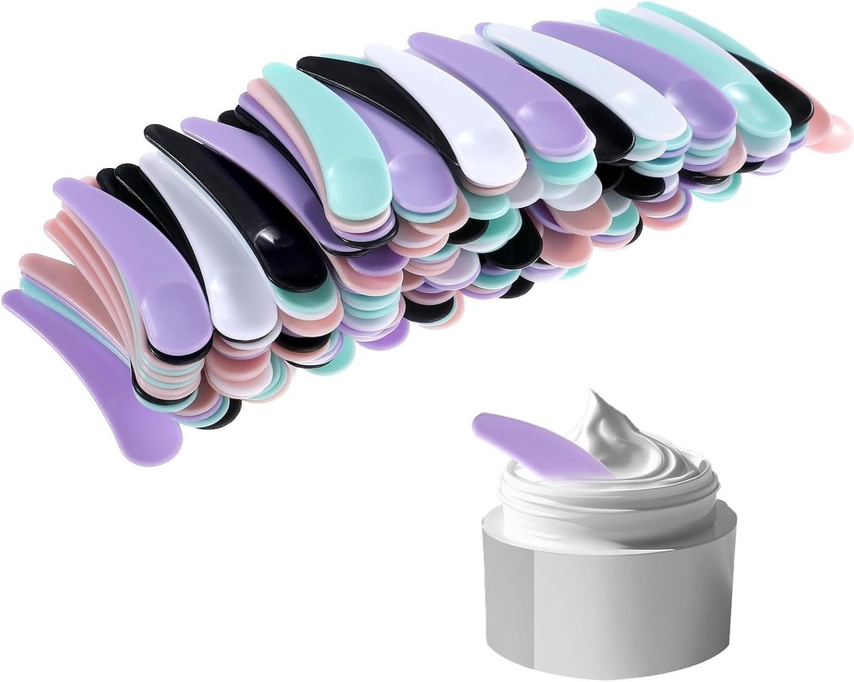200 Stuks Make-up Verwijder Spatula's voor Crème, Gezichtsmaskers en Reinigingsgel - Perfect voor Cosmetisch Gebruik