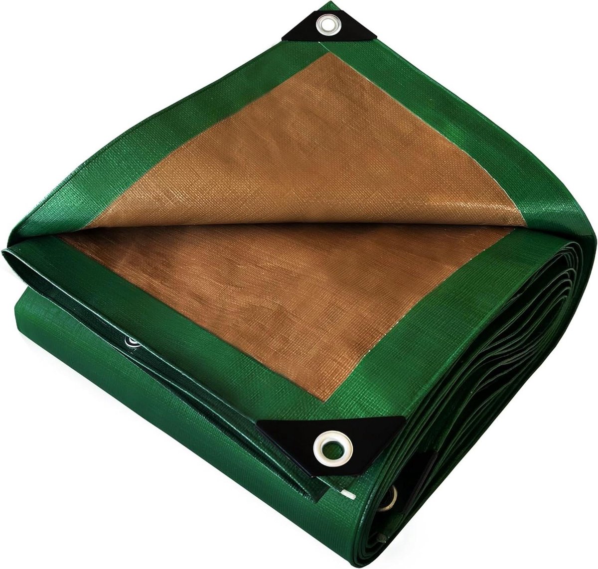 Pergola Afdekzeil - Zeil Tuinhuis - Terras Beschermen - Waterdicht 250 g/m² - 5x8 m - Groen Bruin