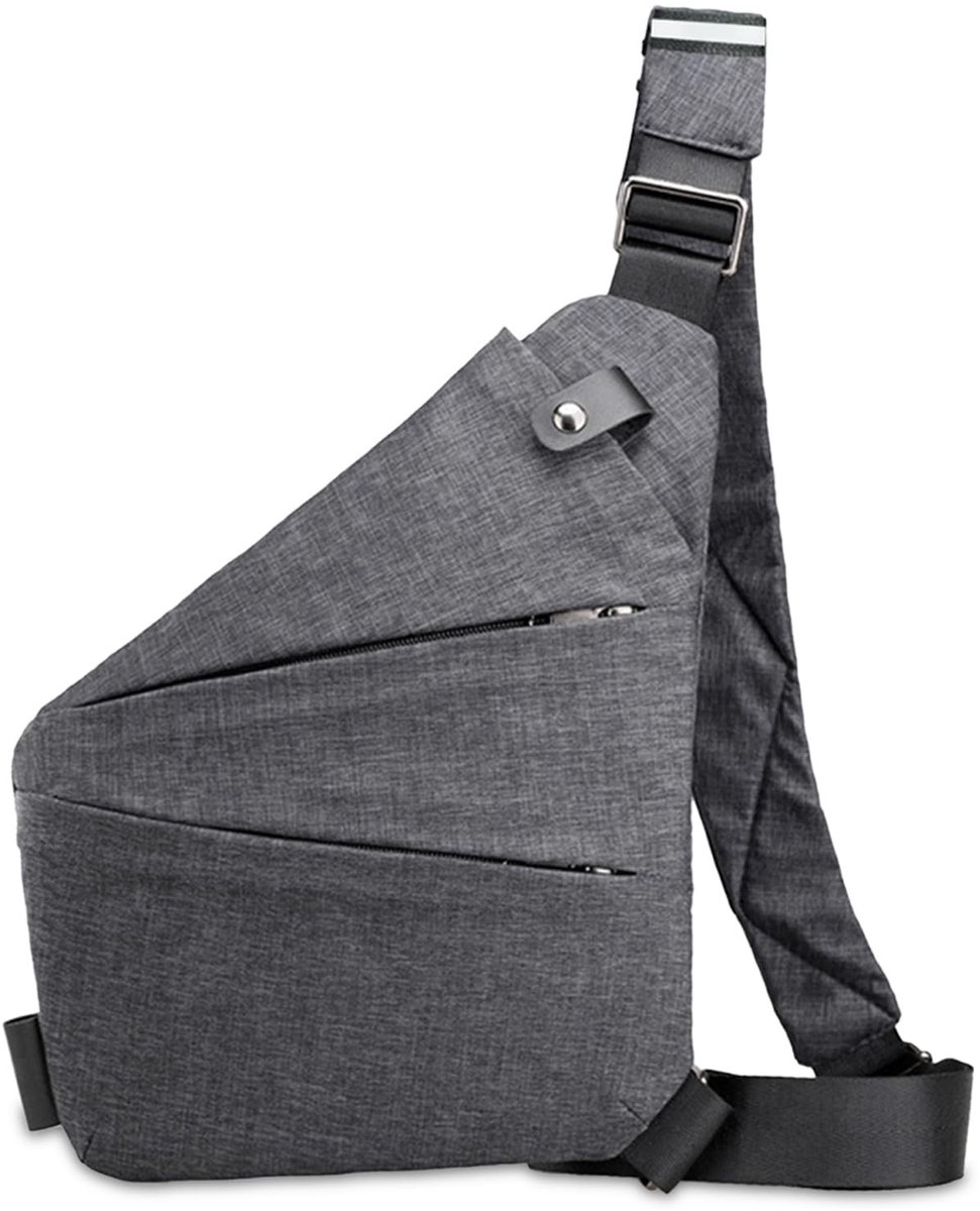 VT Goods - Diefstalveilige reistas - Antidiefstal schoudertas - Ergonomisch en veilig - Uniseks - Nylon borsttas - Ideaal voor onderweg - Dames en h...