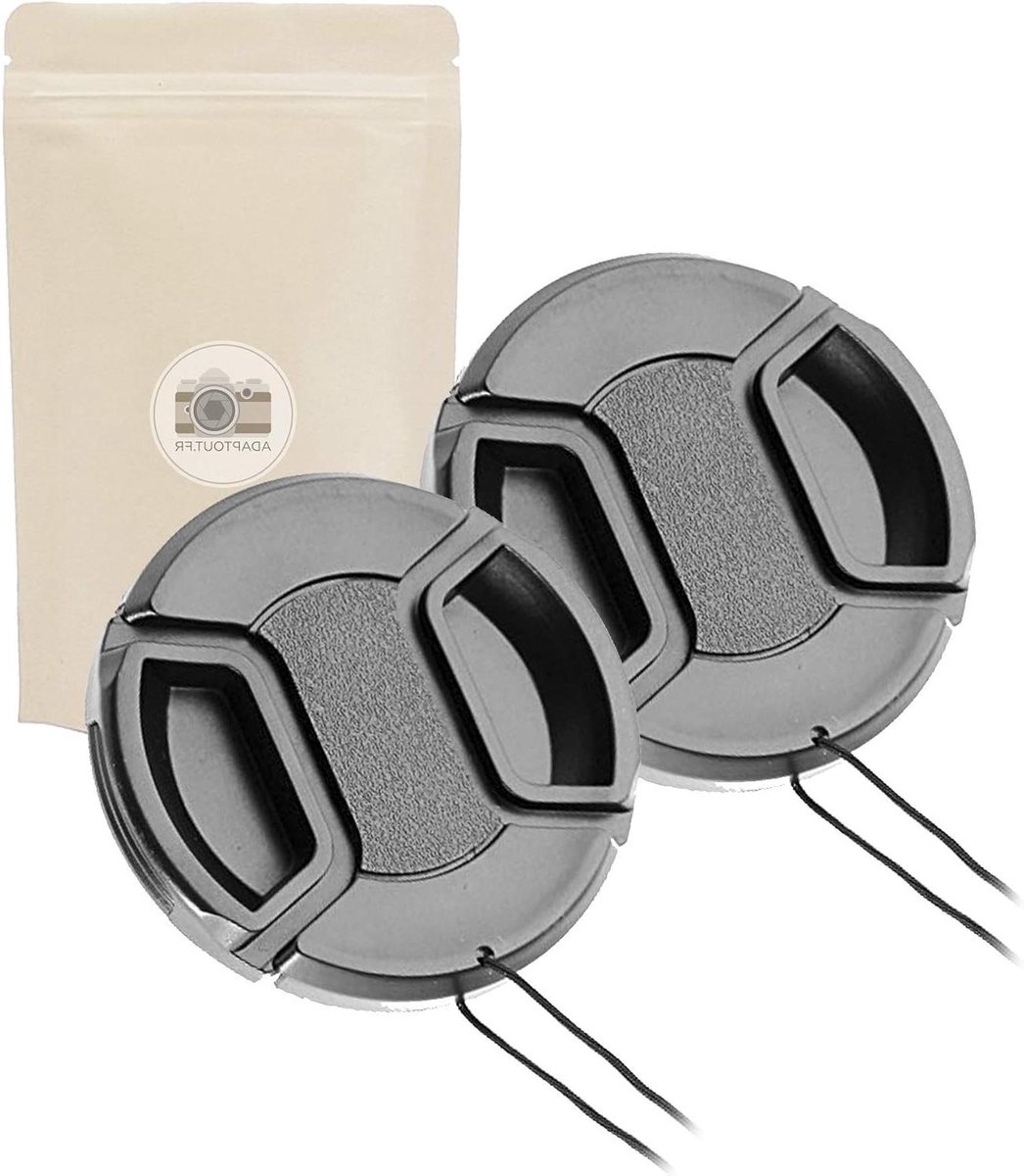 Lensdoppen Set - Camera Bescherming - Lens Beveiligen - Hoogwaardig Materiaal - 67 mm - Zwart