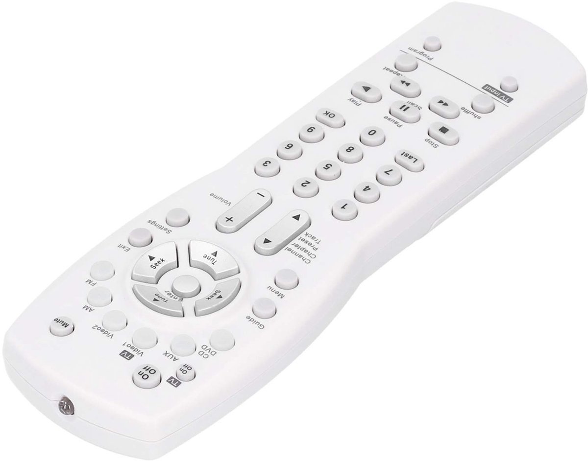 Allecto - Afstandsbediening - Compatibel met VCR DVD AUX - Gebruiksvriendelijk en veelzijdig - KIMISS Media Center - Handige bediening - Ideaal voo...