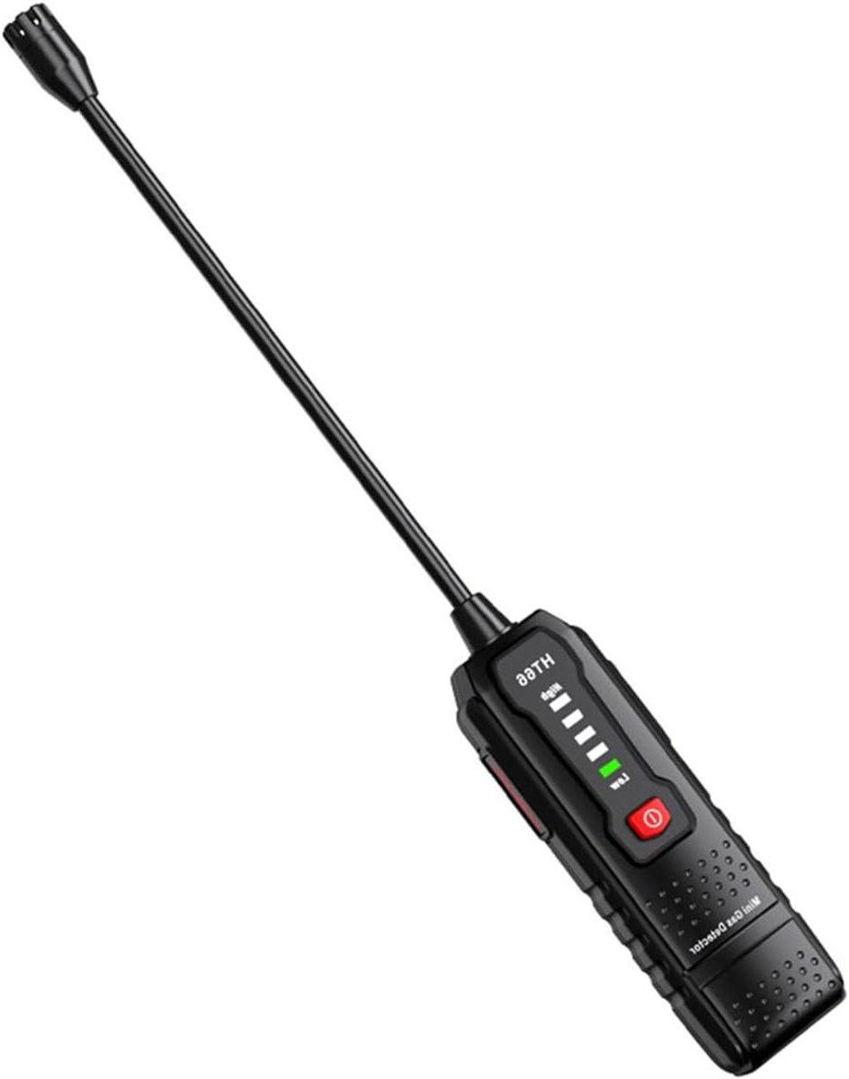 Gaslek Detector - Lekzoeker - Veiligheid Thuis - Akoestisch Visueel Alarm - 50-1000 PPM - Zwart
