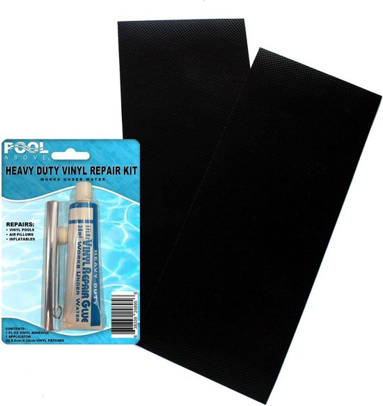 Reparatie Patch Kit - Waterdichte Stickers - Opblaasbare Zaken Repareren - Heavy Duty Vinyl - 20 x 15 cm - Blauw — afbeelding 2