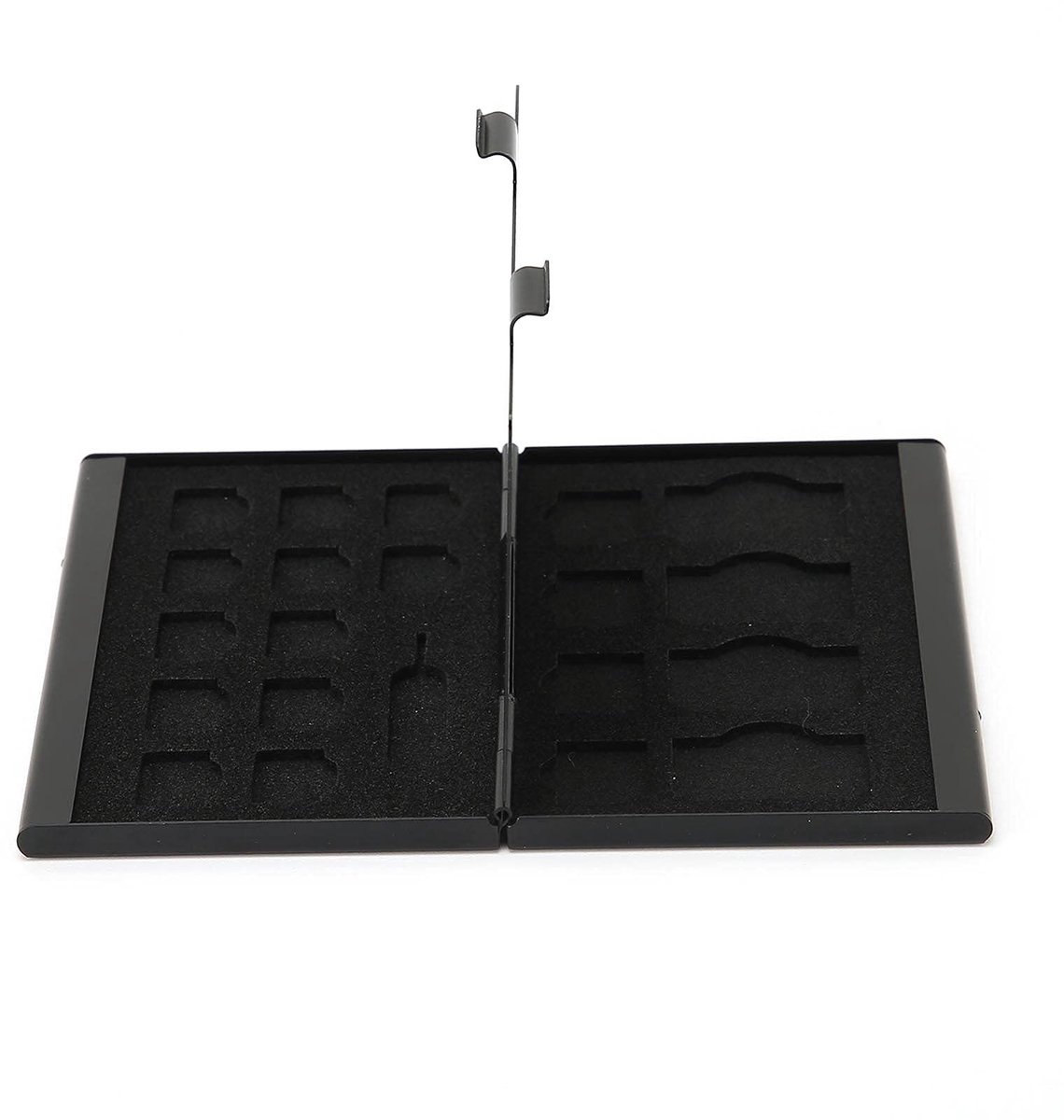SPHProducts - SIM en Geheugenkaartopslagbox - 21 Slots - Lichtgewicht en Schokbestendig - Zwart - Compacte Opslag - Ideaal voor Mobiele Apparaten