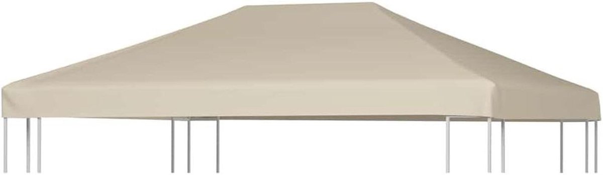 Paviljoendak Vervanging - Partytent dak - Buiten Leven - Waterdicht Pvc Coating - 4 x 3 m - Beige