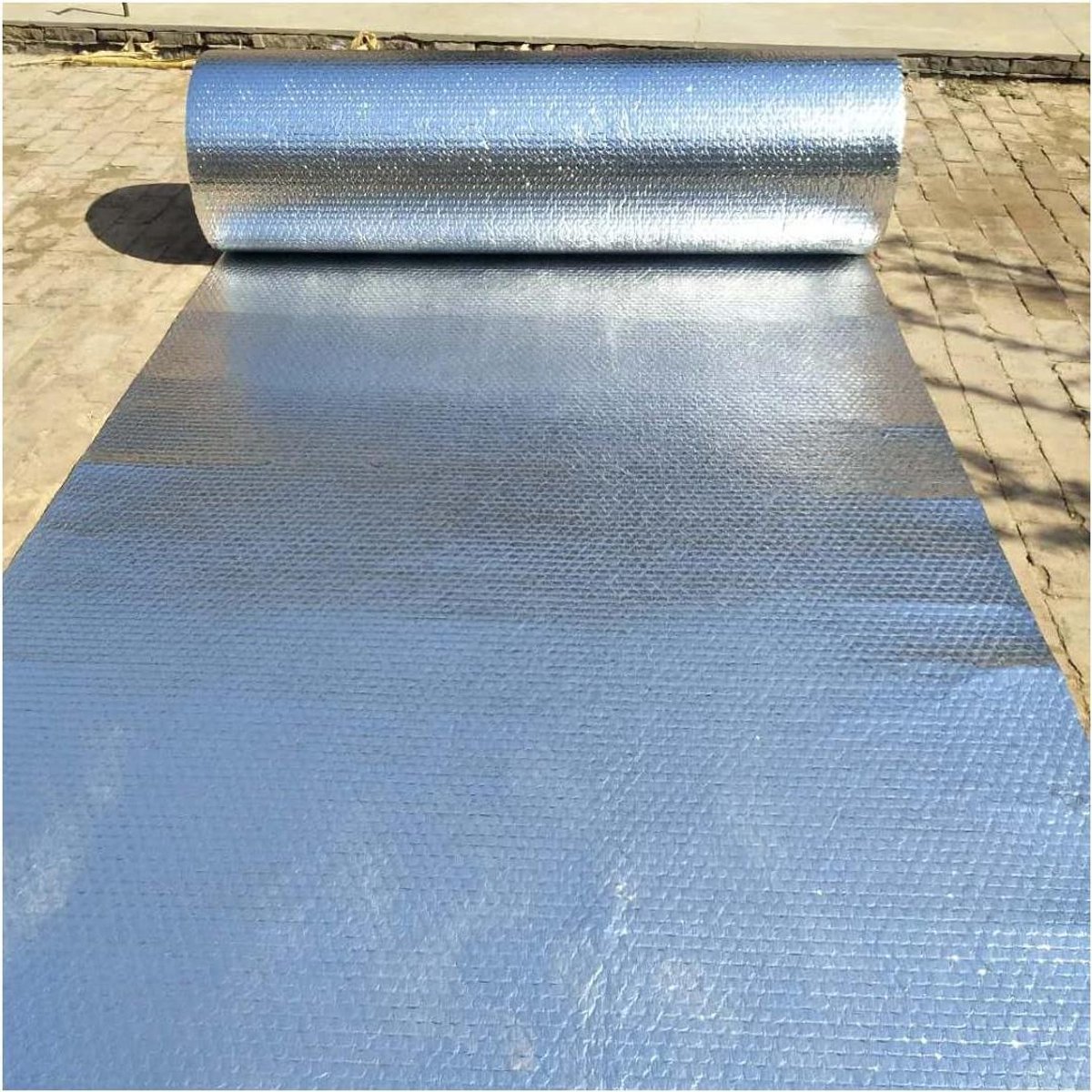 Isolatie Folie - Warmte Dampbarrière - Energie Besparen - Dubbelzijdige Reflectie - 5x1 Meter - Aluminium