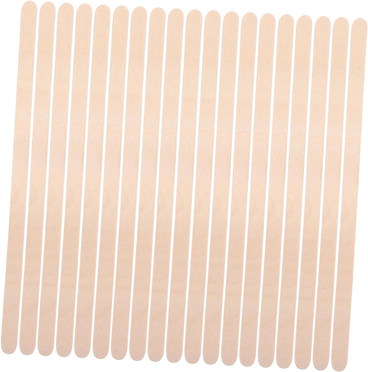 Wax Sticks - Applicator Spatula - Ontharingsbehandelingen - Duurzaam Hout Materiaal - 100 Stuks - Khaki