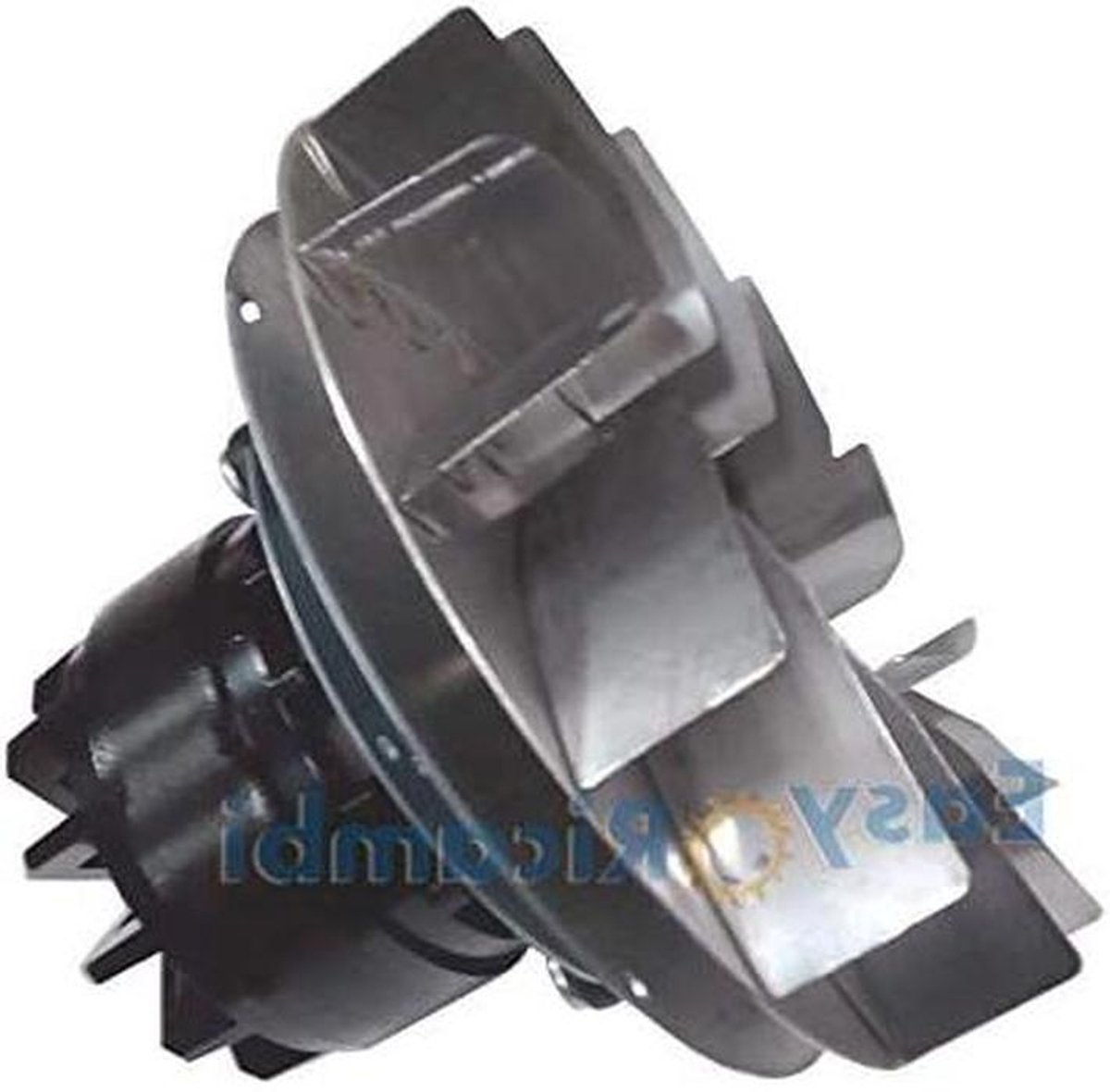 Pelletkachel Ventilator - Rookafvoer Motor - Efficiënte Verbranding - Hoge Luchtstroom - 180 mm Diameter - Zilverkleurig