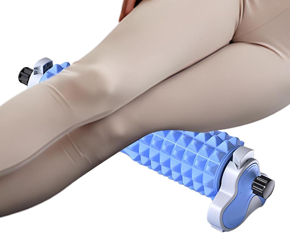 Spierroller - Massagehulpmiddel - Spierherstel - Verstelbare Massage - 58 x 16 x 15 cm - Zwart