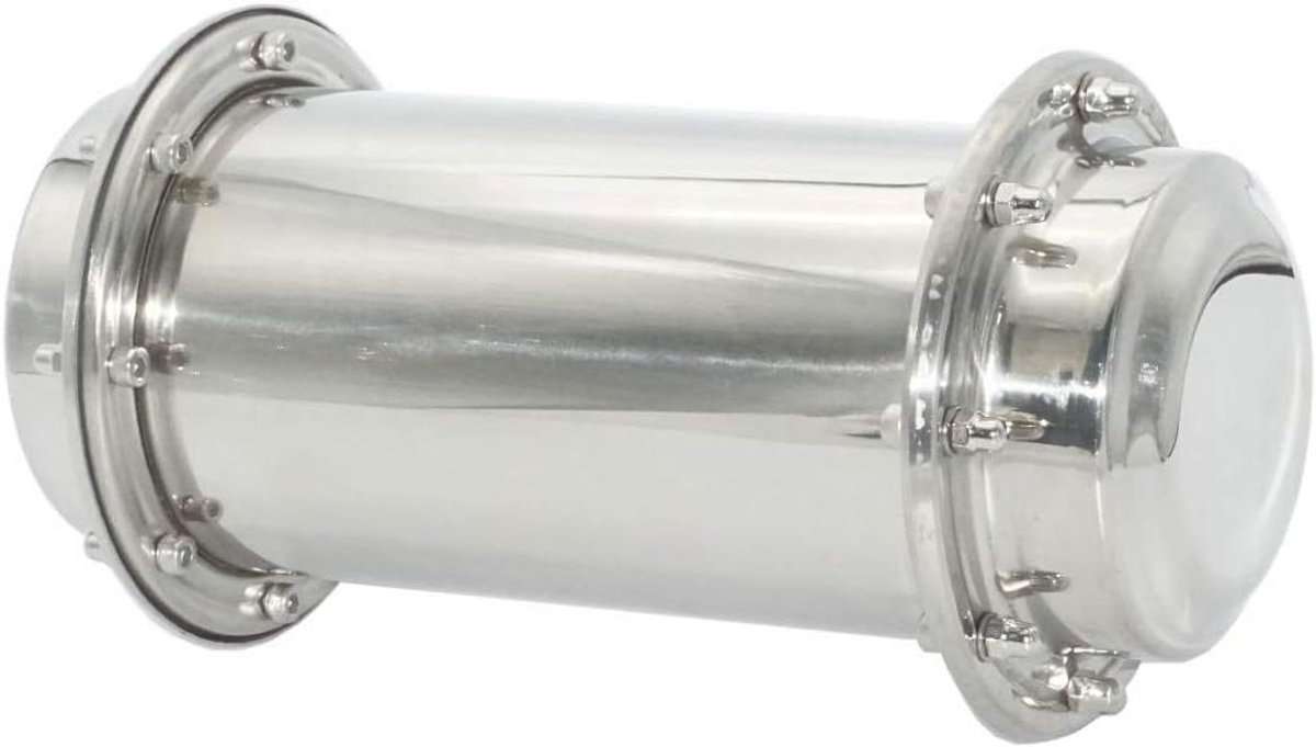 Tijdscapsule Container - Herinnering Koker - Toekomst Bewaren - Roestvrij Staal - 26 cm - Zilver