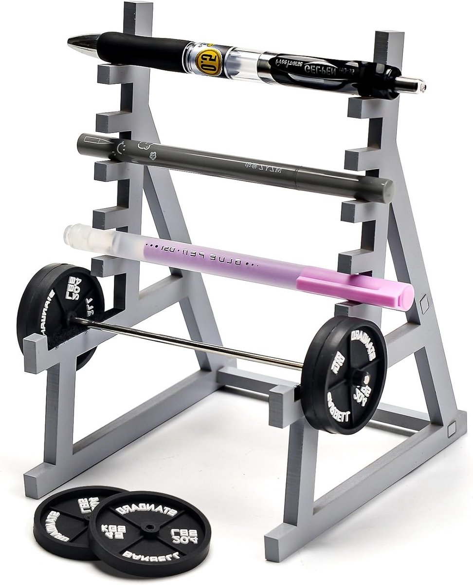 Multifunctionele Penhouder voor Squat Rack, Barbell Rack en Fitness Accessoires voor Gewichtheffen en Sportliefhebbers