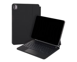 Accezz Premium Tablet Toetsenbord Hoes - Geschikt voor iPad Pro 12.9 (2022) / Pro 12.9 (2021) / Pro 12.9 (2020) / Pro 12.9 (2018) / Air 13 inch (2026) M4 / Air 13 inch (2025) M3 / Air 13 inch (2024) M2 - QWERTY Magnetic Bluetooth Keyboard
