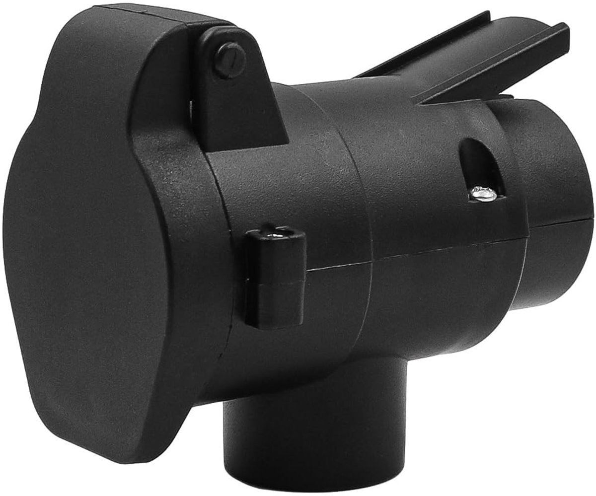 Allecto - 7 Polig naar 13 Polig Adapter - Waterdicht en Duurzaam - Geschikt voor Auto's en Trailers - Adapter voor Campers - Multifunctioneel - 13 ...