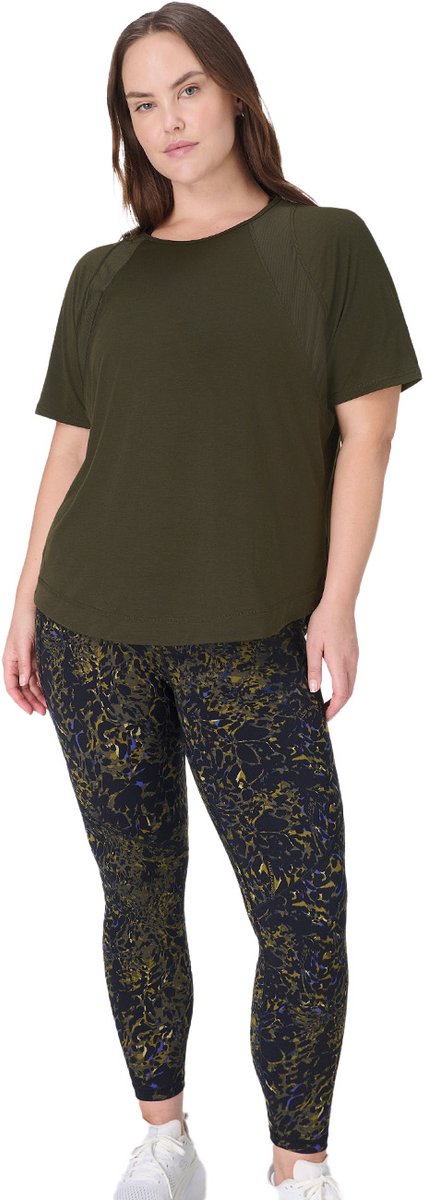 Sweaty Betty Sweaty Betty Breathe Easy Mesh T-Shirt GROEN - Maat M