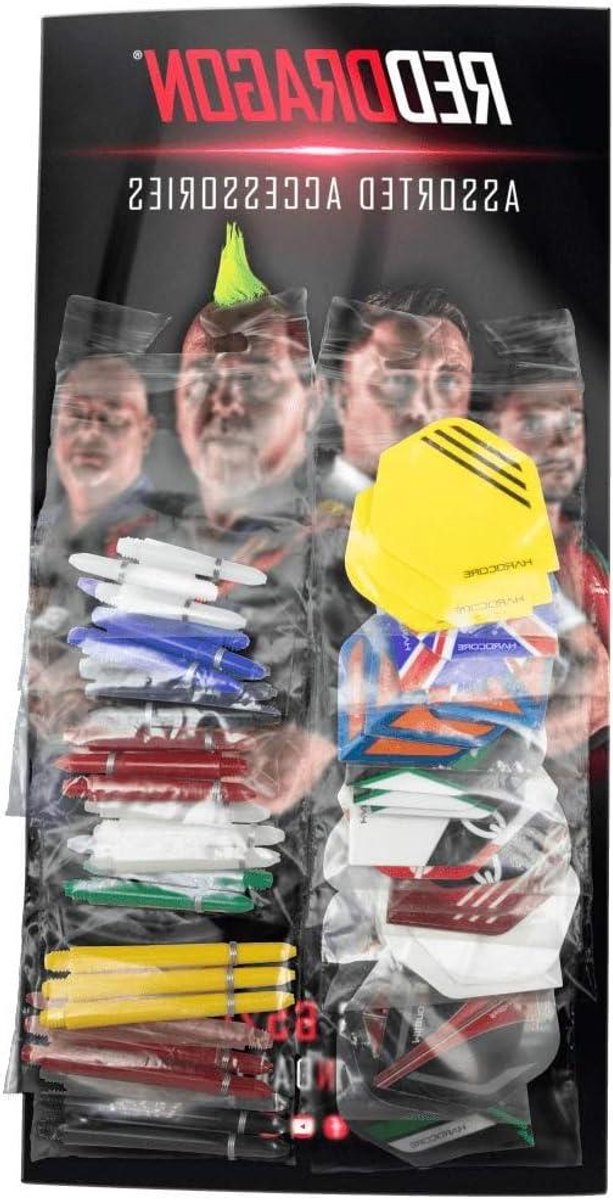 Dart Accessoires Set - Vluchten en Stelen - Darts Spelen - Extra Dikke Vluchten - 20 Sets - Diverse Kleuren