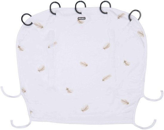 Dooky Universal Cover Zonnescherm Kinderwagen - UV bescherming voor je kind - Zonnedoek Buggy - Feather