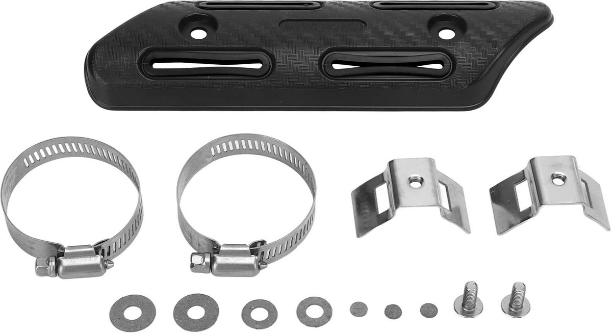 Store_7 - Uitlaat Hittebeschermer - Hitteschild Isolatie Cover - Zwart - Geschikt voor 4 Taotorfietsen - Offroad Voertuigen