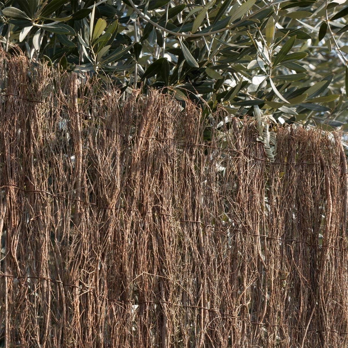 Schroefgras Omheining - Kunstgras Rol - Privacy Creëren - IJzerdraad Gebonden - 150x300cm - Groen