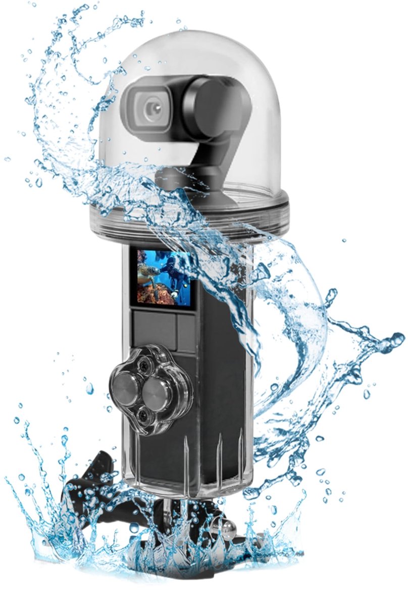 VT Goods - Waterdichte Behuizing - Onderwaterbeschermhoes - Perfect voor Actieve Sporten - 60 M - Duiken en Zwemmen - Geschikt voor Osmo Pocket