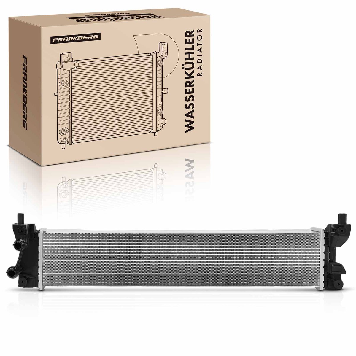 Frankberg 1x radiator waterkoeler motorkoeler voor VW