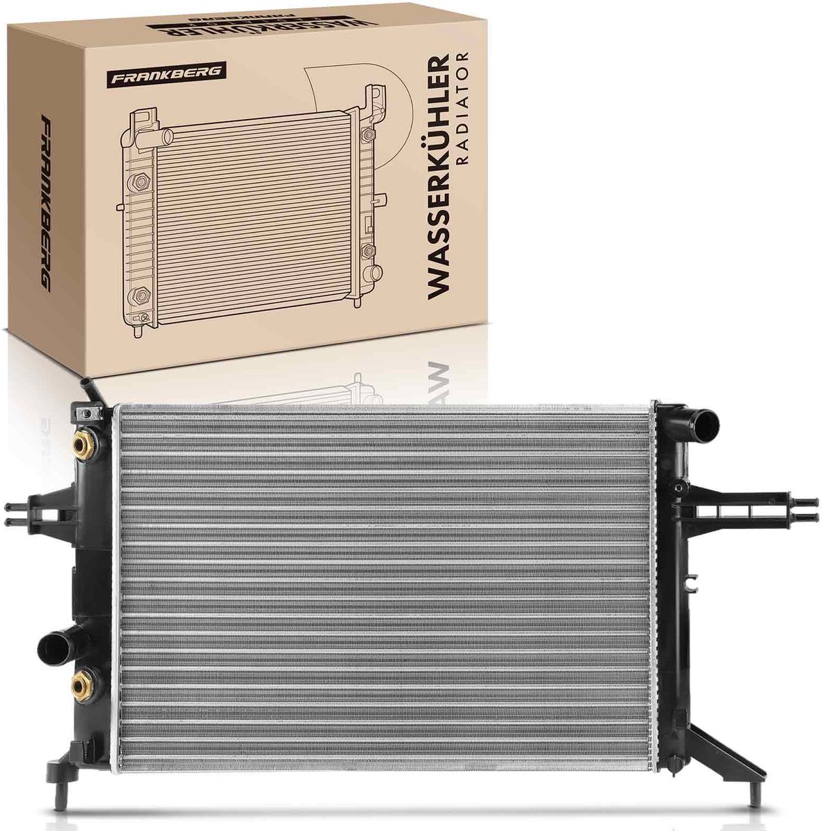 Frankberg 1x radiator waterkoeler motorkoeler voor Opel