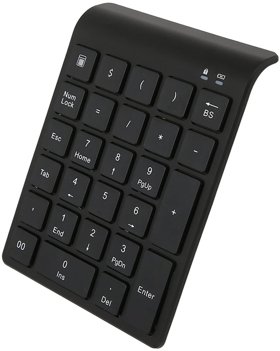 Numeriek Toetsenblok - Numpad - Data Invoer - Bluetooth Connectie - 27 Toetsen - default