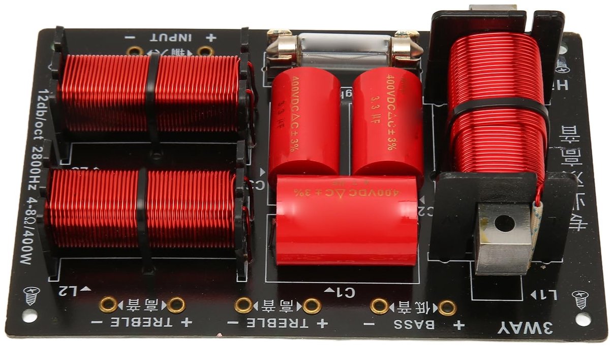 Store_7 - 400W Luidspreker Frequentie Divider - Crossover Module - 3 Way - Audio Luidspreker - Treble Bass Frequentie Divider - Geschikt voor Hi Fi...