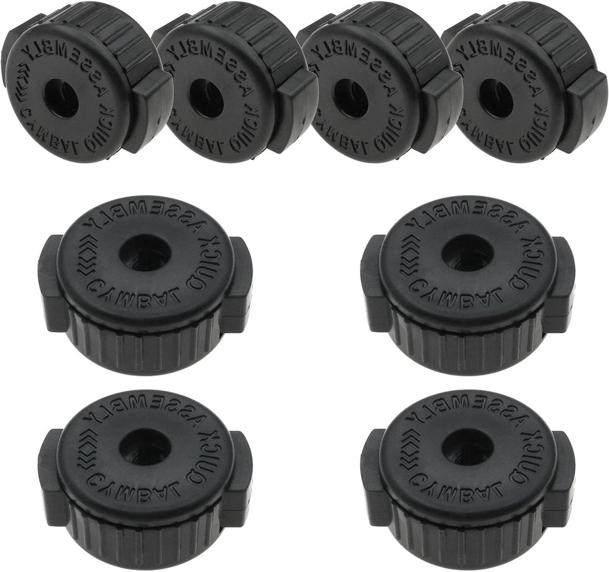 Drum Cymbal Noten - Bekken Moer - Percussie Vervanging - Quick Release - 8mm Opening - Zwart