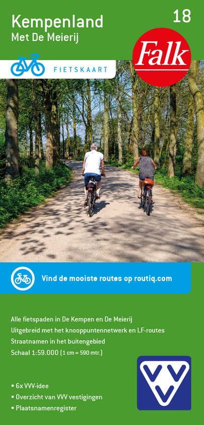 Falkplan fietskaart 18 - Kempenland - Meijerij