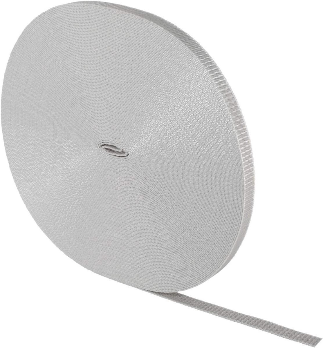 Schellenberg 11431 Rolluikband 18 mm x 50 m Rolluikband, webbing, rolluiktape, grijs