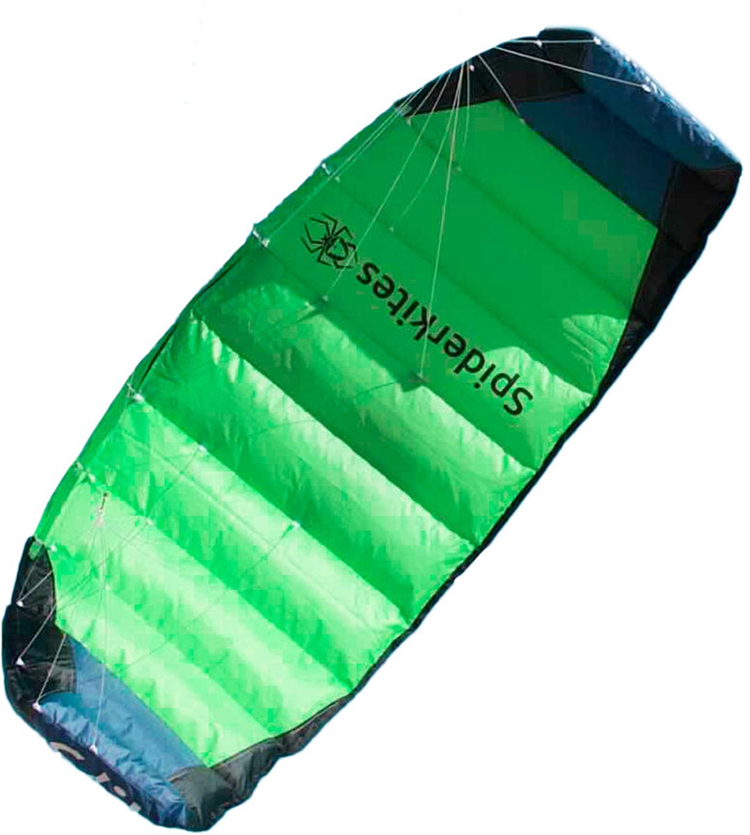 Matrasvlieger Spiderkites Amigo DC 1.75 + bar 10056 Groen 175 x 61 cm