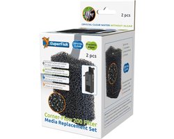 SuperFish Corner Filter 200 Media Vervang Set