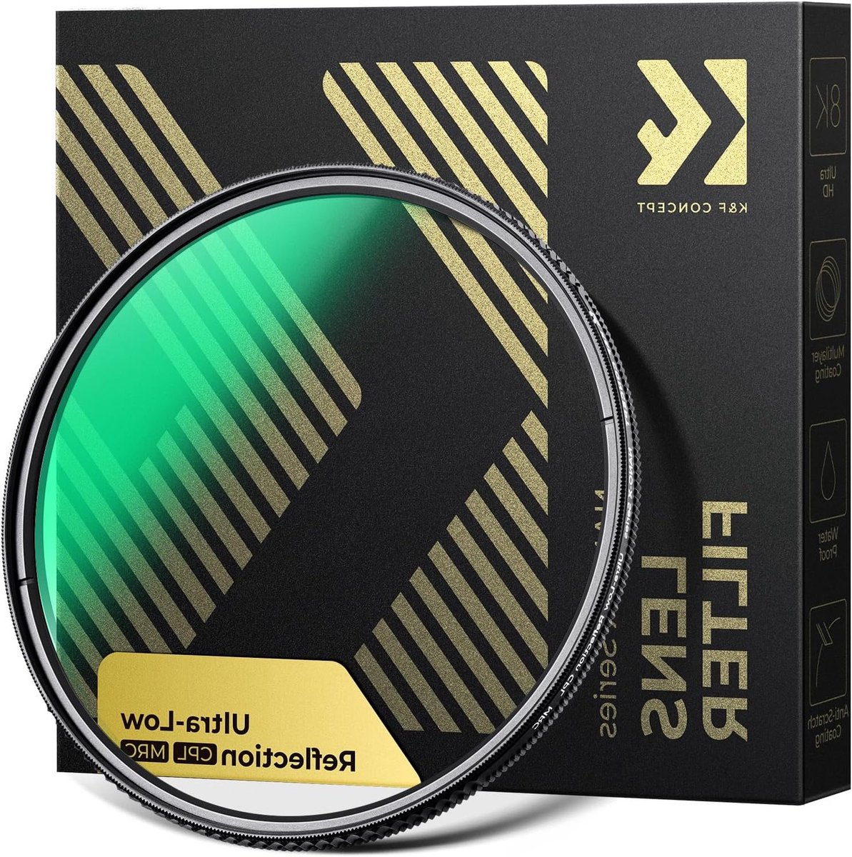 Nano-X Circulair Polarisatiefilter met Ultra Lage Reflectie en 28 Lagen Nano Coating voor Camera Lenzen en Fotografie Accessoires