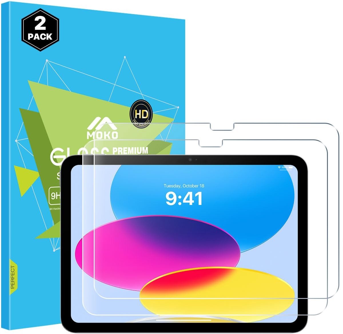 Dailygoods - Tempered Glass Screen Protector - iPad 11 inch - 9H Hardheid - Anti-scratch - Heldere Film - Bescherming voor iPad 10e Generatie - 2-Pack
