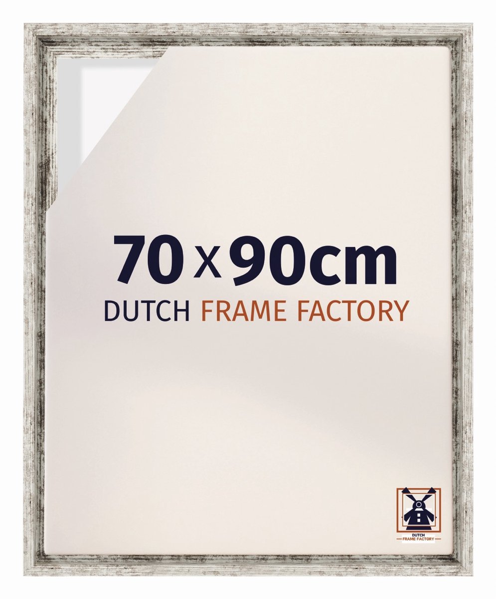Dutch Frame Factory Baklijst 70x100 cm - Zwart Mat - Geschikt voor Canvasdoek - MDF Baklijst Lausanne